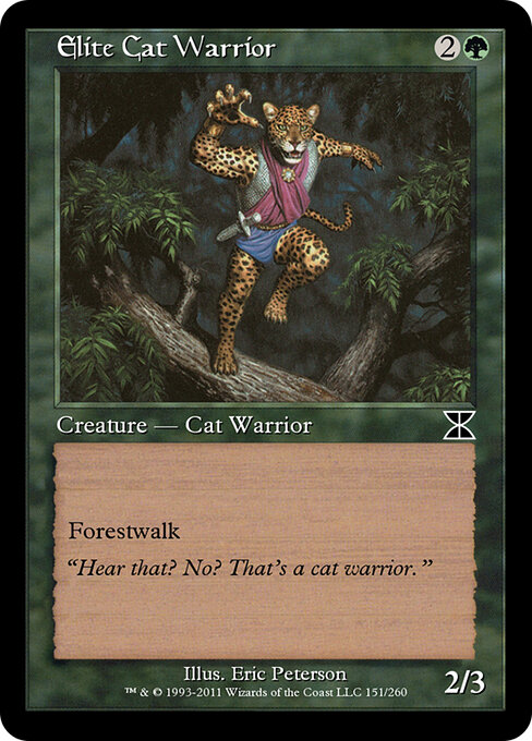 Elite Cat Warrior — art by Eric Peterson