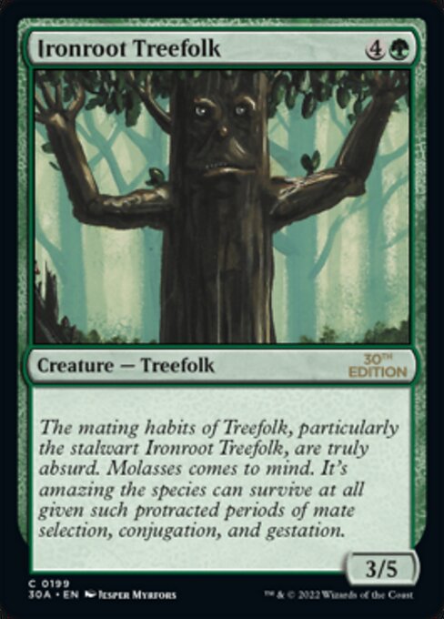 Ironroot Treefolk — art by Jesper Myrfors