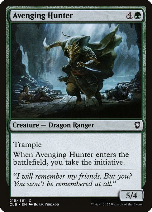 Avenging Hunter — art by Borja Pindado