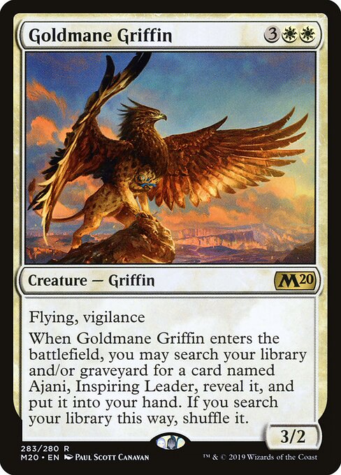 Goldmane Griffin — art by Paul Scott Canavan