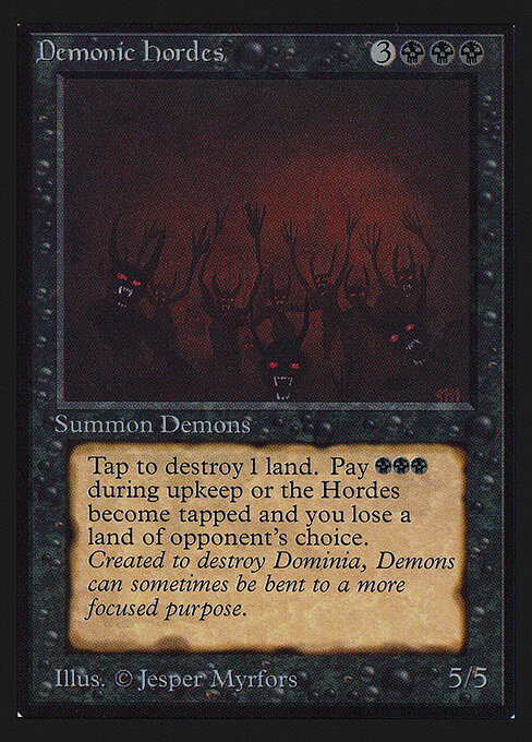 Demonic Hordes — art by Jesper Myrfors
