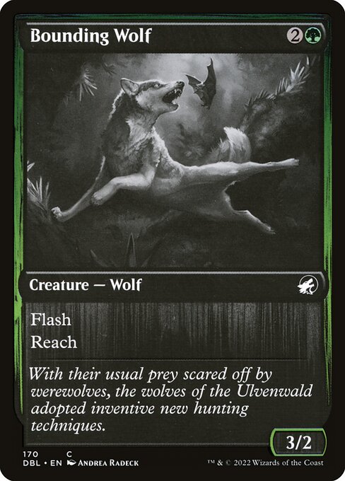 Bounding Wolf — art by Andrea Radeck
