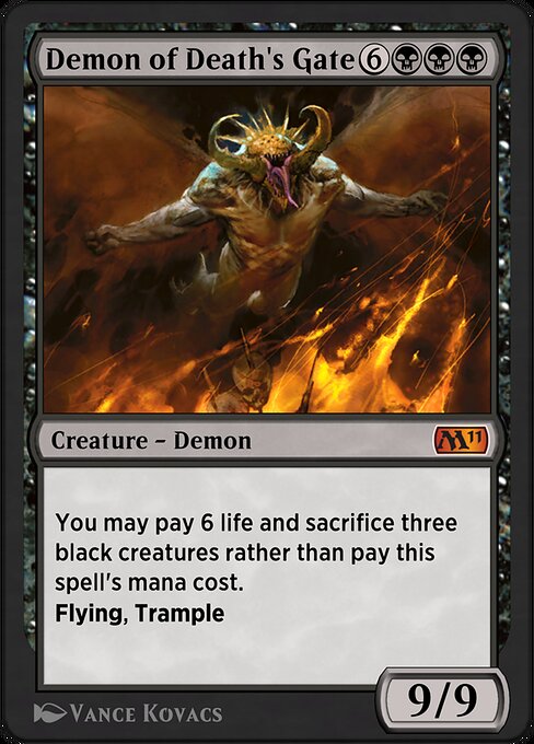 Demon of Death's Gate — art by Vance Kovacs