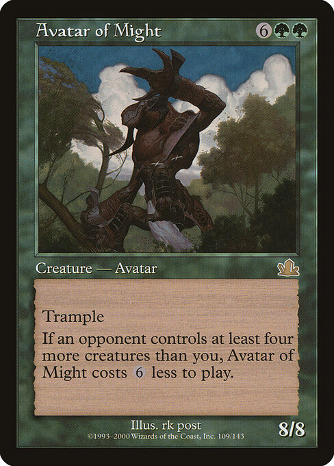 Avatar of Might — art by rk post