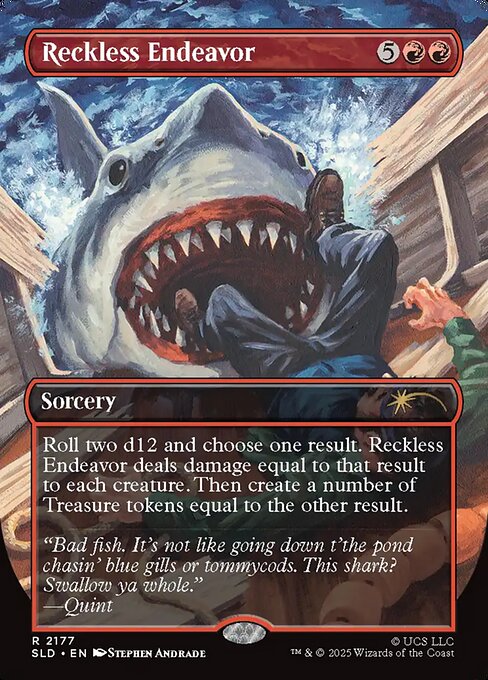 Reckless Endeavor — art by Stephen Andrade