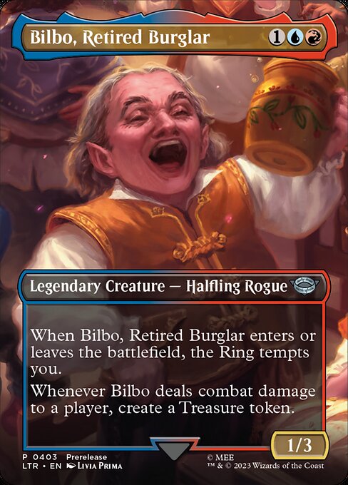 Bilbo, Retired Burglar — art by Livia Prima