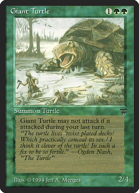 Giant Turtle — art by Jeff A. Menges