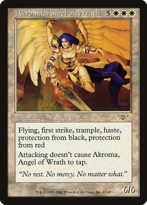 Akroma, Angel of Wrath — art by Ron Spears