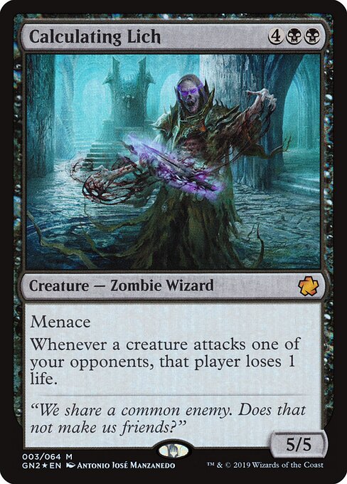 Calculating Lich — art by Antonio José Manzanedo