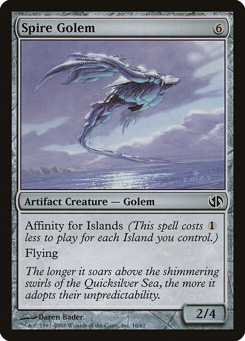 Spire Golem — art by Daren Bader