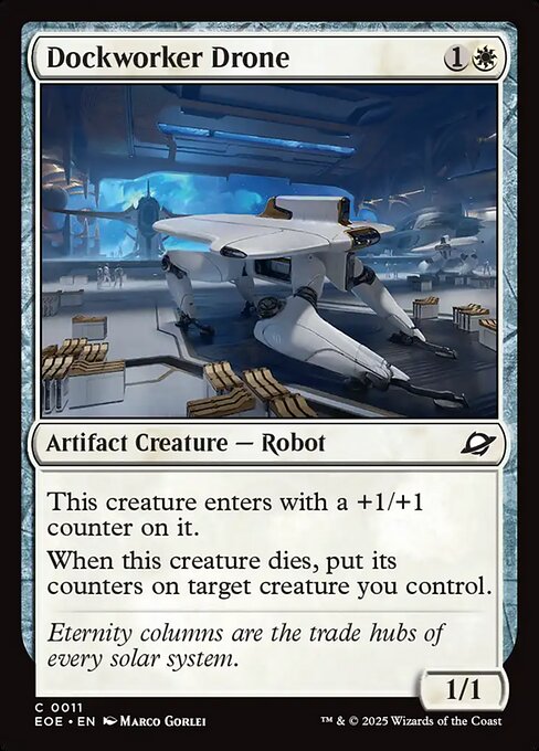 Dockworker Drone — art by Marco Gorlei