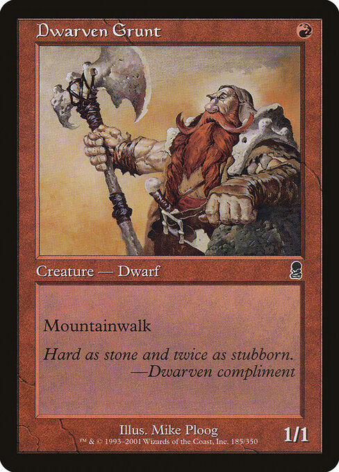 Dwarven Grunt — art by Mike Ploog