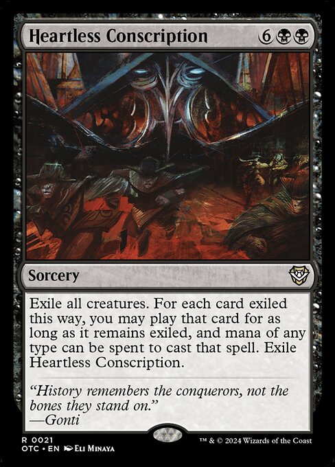 Heartless Conscription — art by Eli Minaya