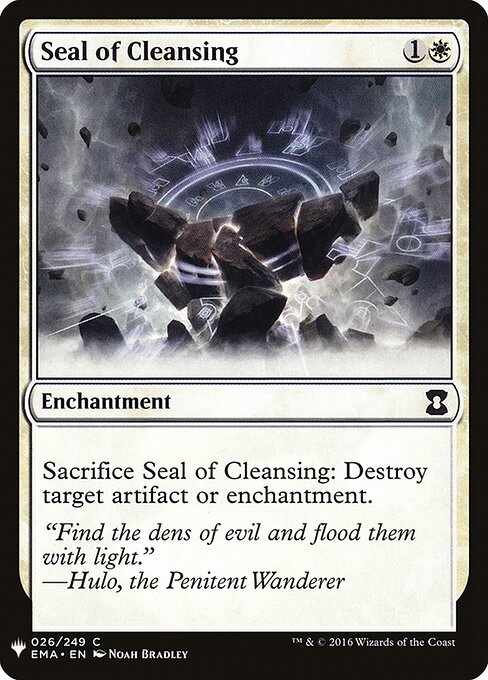 Seal of Cleansing — art by Noah Bradley