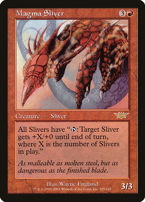 Magma Sliver — art by Wayne England