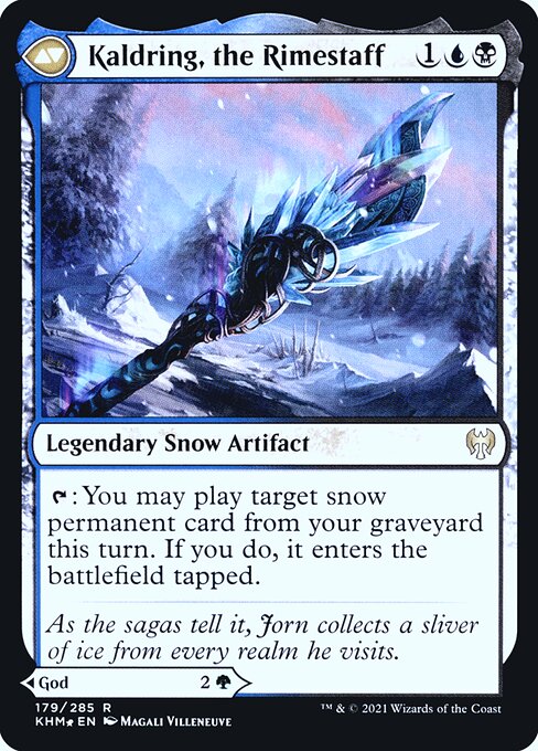 Jorn, God of Winter // Kaldring, the Rimestaff — art by Magali Villeneuve