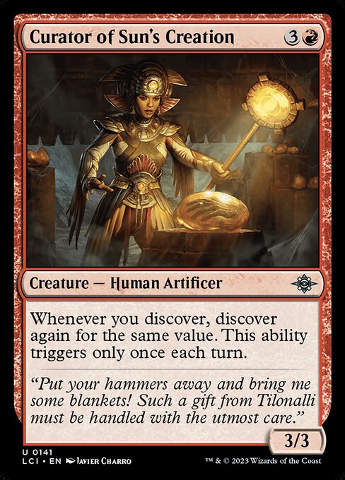 Curator of Sun's Creation — art by Javier Charro