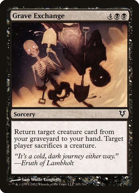 Grave Exchange — art by Sam Wolfe Connelly
