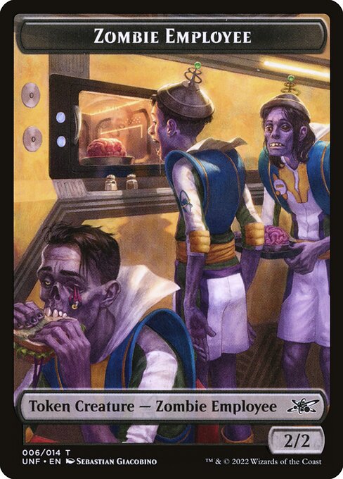 Zombie Employee — art by Sebastian Giacobino