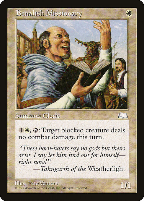Benalish Missionary — art by Pete Venters