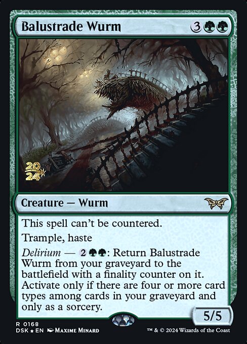 Balustrade Wurm — art by Maxime Minard