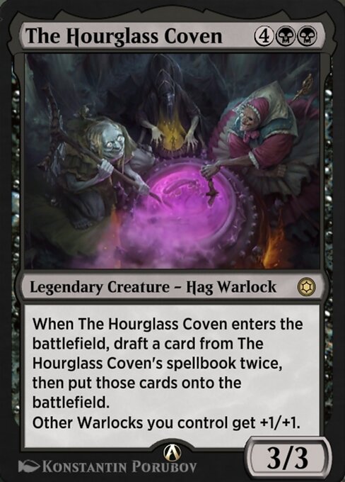 The Hourglass Coven — art by Konstantin Porubov