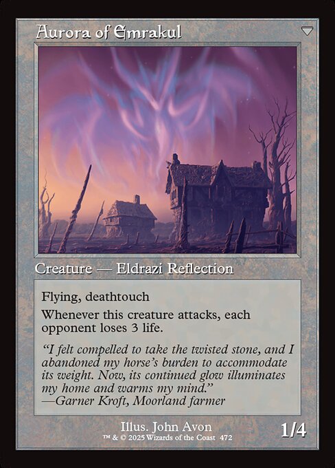 Cryptolith Fragment // Aurora of Emrakul — art by John Avon