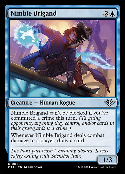 Nimble Brigand — art by Kim Sokol