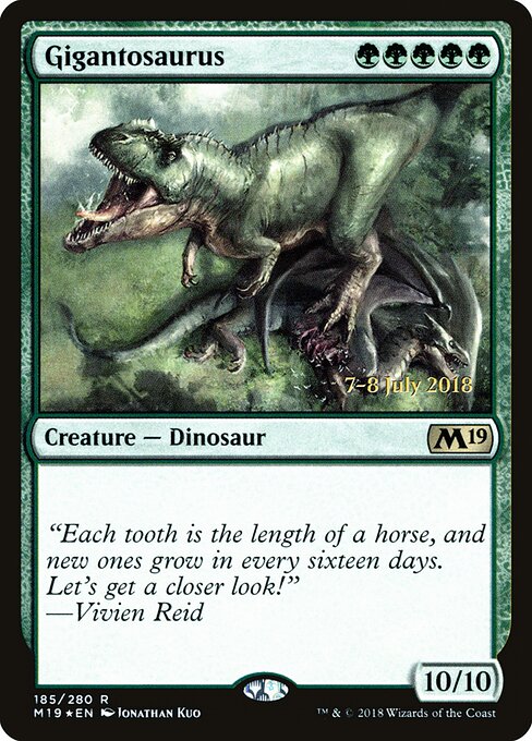 Gigantosaurus — art by Jonathan Kuo
