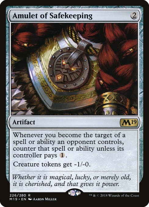 Amulet of Safekeeping — art by Aaron Miller