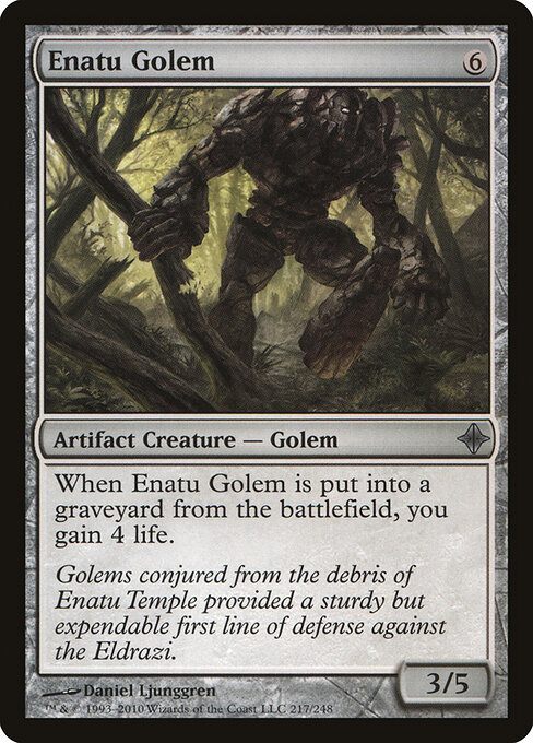 Enatu Golem — art by Daniel Ljunggren