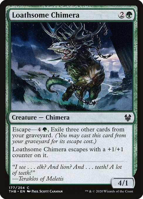 Loathsome Chimera — art by Paul Scott Canavan