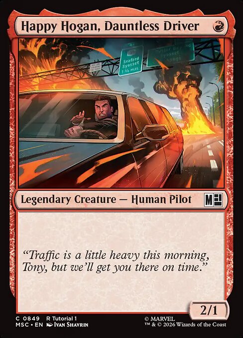 Happy Hogan, Dauntless Driver — art by Ivan Shavrin
