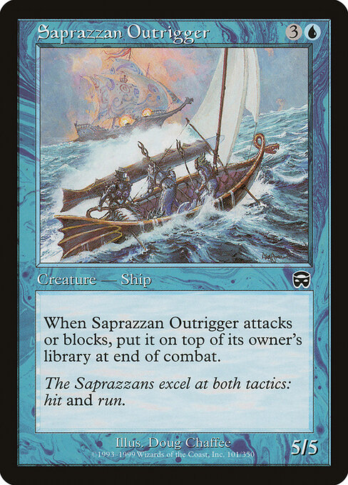 Saprazzan Outrigger — art by Doug Chaffee