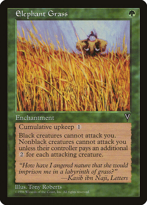Elephant Grass — art by Tony Roberts