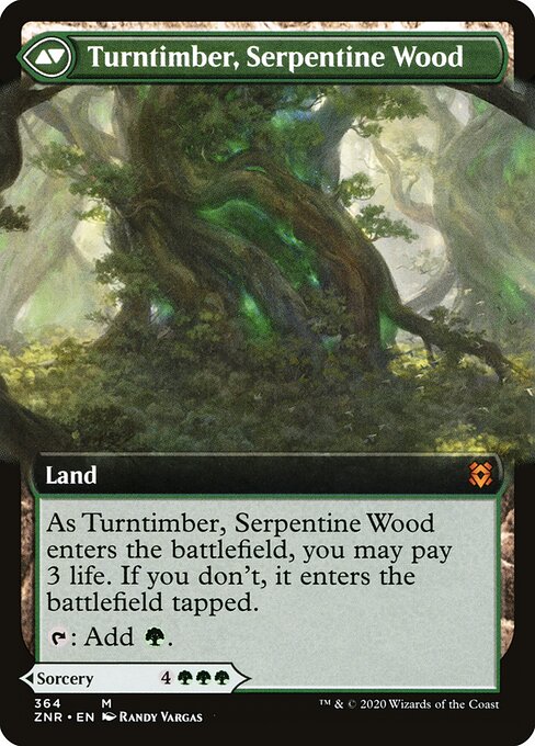 Turntimber Symbiosis // Turntimber, Serpentine Wood — art by Randy Vargas