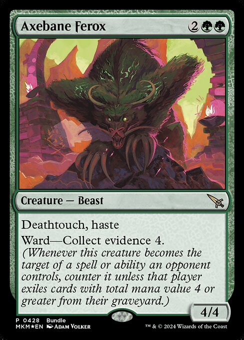 Axebane Ferox — art by Adam Volker