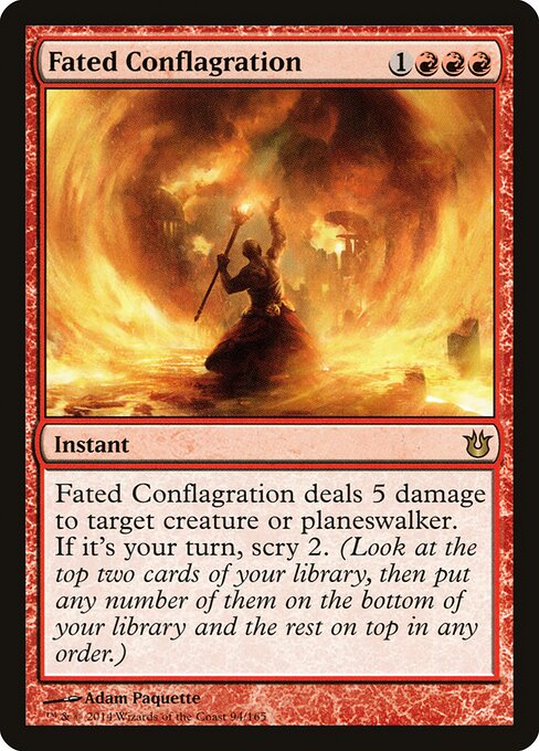 Fated Conflagration — art by Adam Paquette
