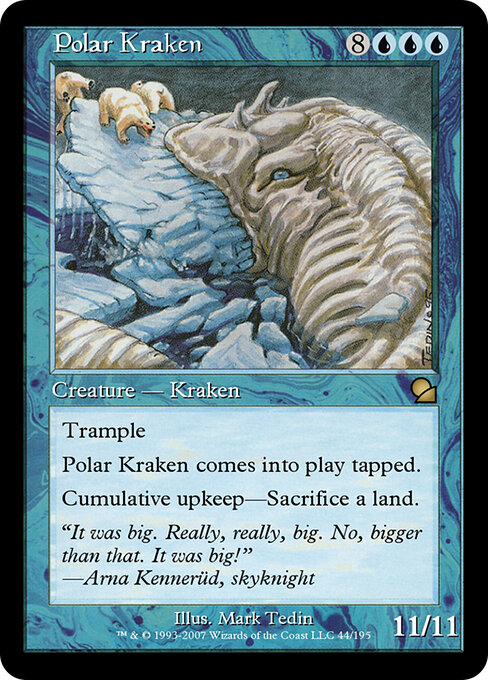 Polar Kraken — art by Mark Tedin