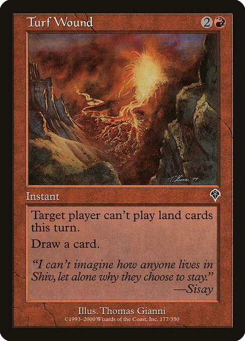 Turf Wound — art by Thomas Gianni