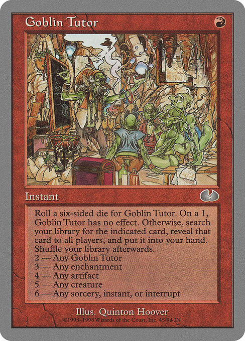 Goblin Tutor — art by Quinton Hoover
