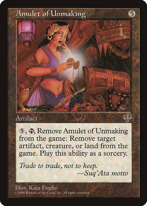 Amulet of Unmaking — art by Kaja Foglio