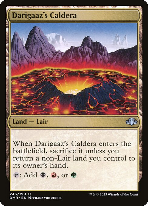 Darigaaz's Caldera — art by Franz Vohwinkel
