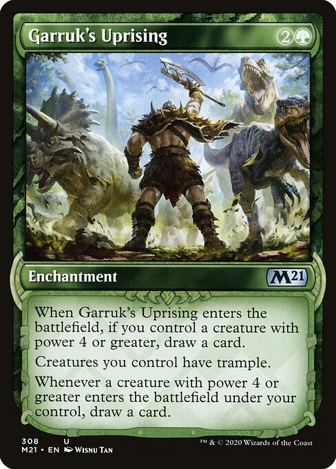 Garruk's Uprising — art by Wisnu Tan
