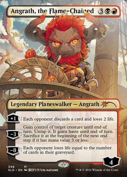Angrath, the Flame-Chained — art by Uta Natsume