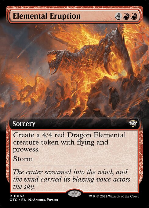Elemental Eruption — art by Andrea Piparo