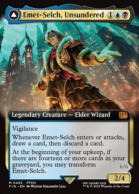 Emet-Selch, Unsundered // Hades, Sorcerer of Eld — art by Néstor Ossandón Leal
