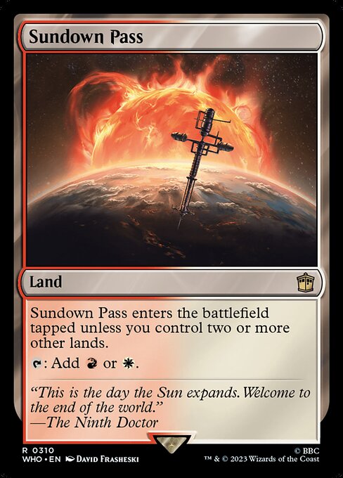 Sundown Pass — art by David Frasheski