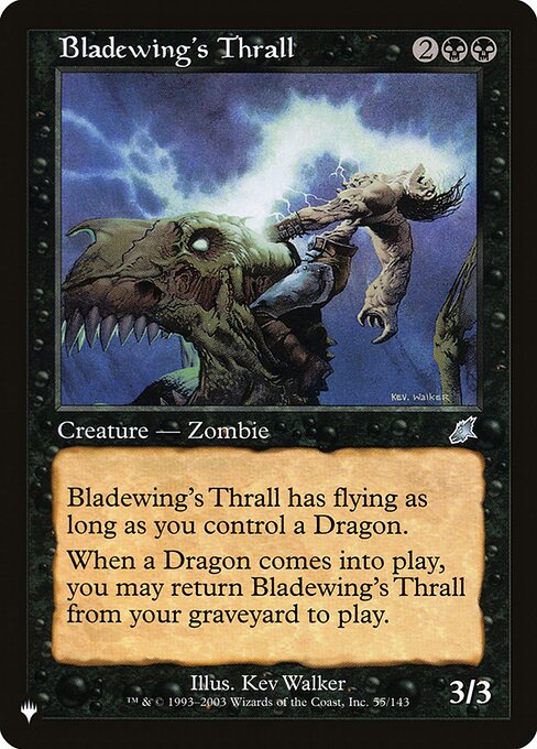 Bladewing's Thrall — art by Kev Walker