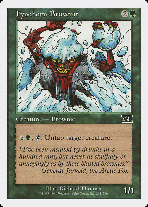 Fyndhorn Brownie — art by Richard Thomas